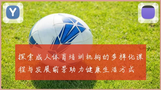 探索成人体育培训机构的多样化课程与发展前景助力健康生活方式